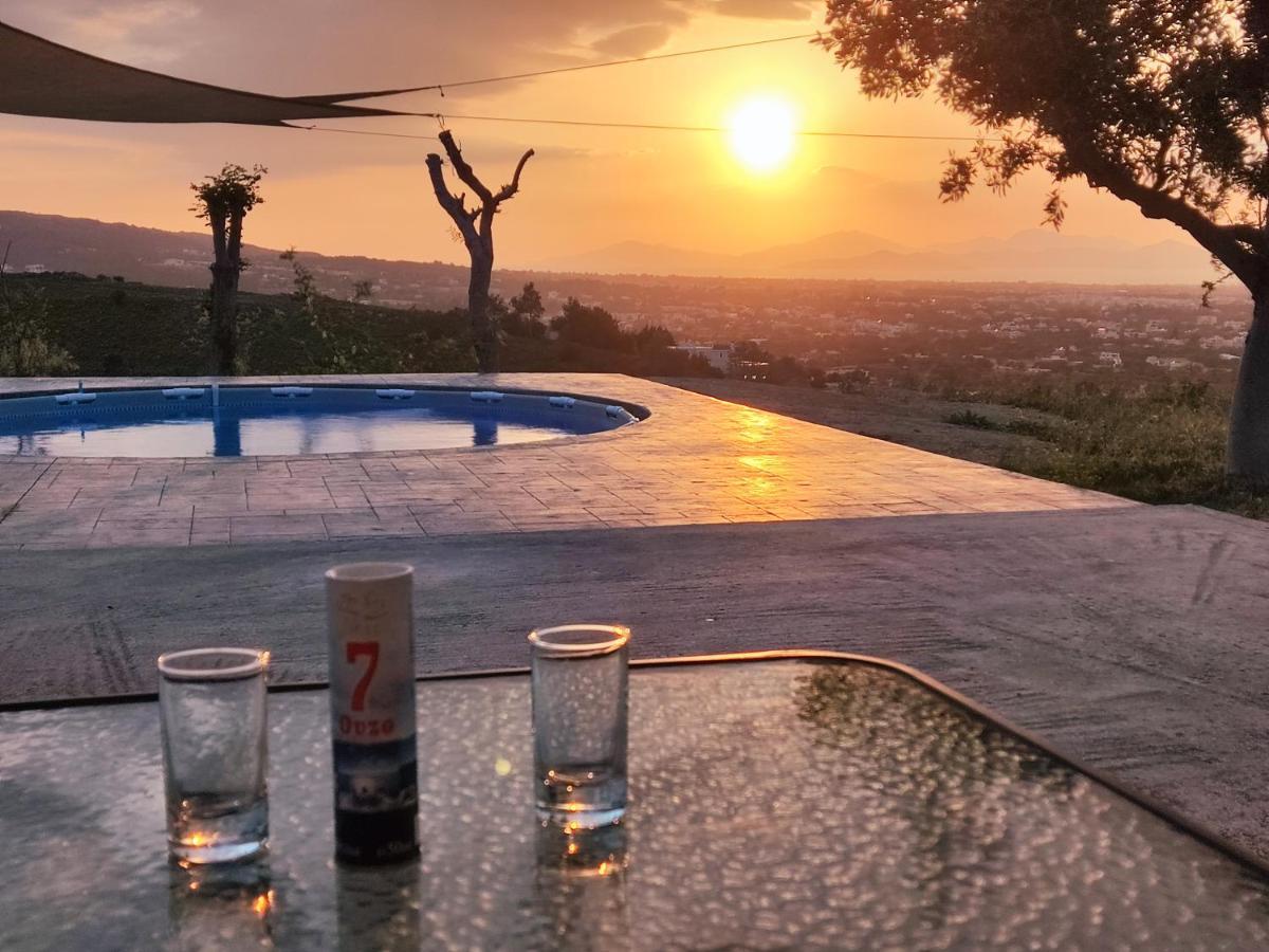 プサリビYiorgos, Amazing Sunset View Houseアパートメント エクステリア 写真